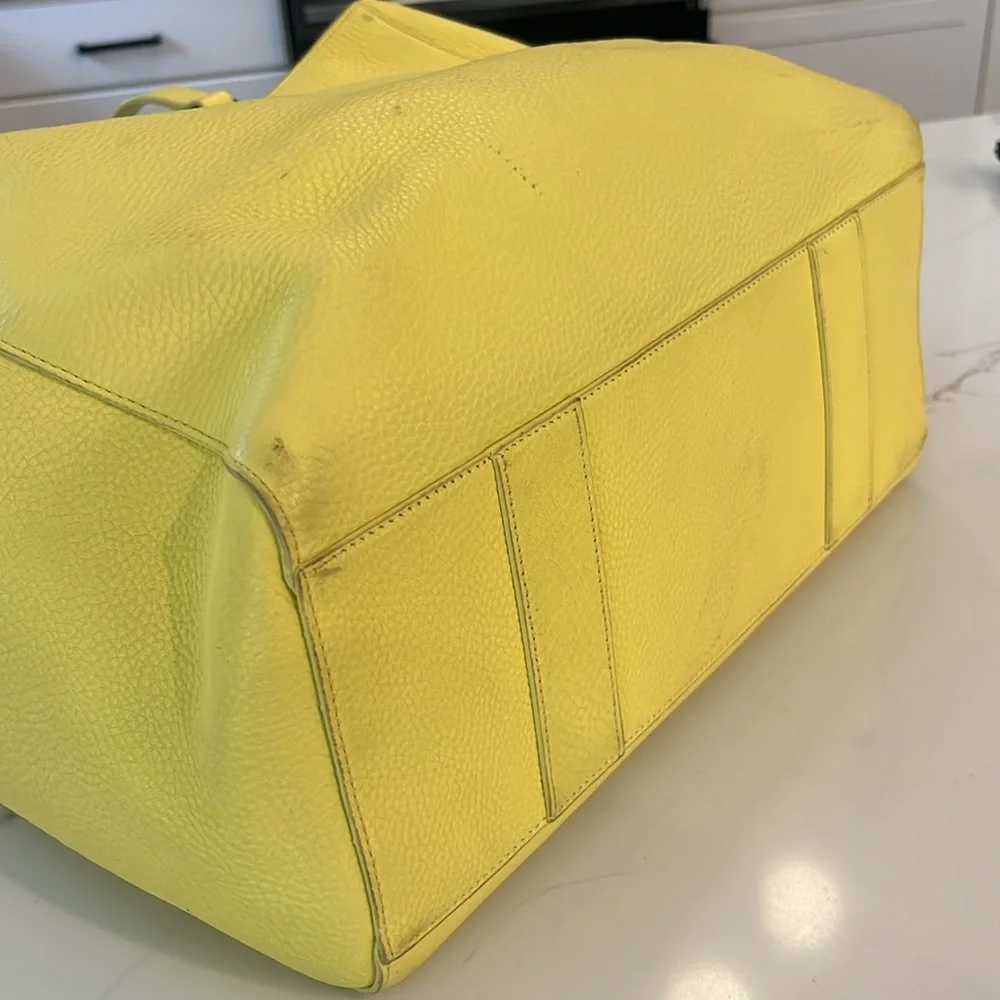 Dagne Dover ‘Allyn’ Large Tote in Butter Yellow - Picture 6 of 13